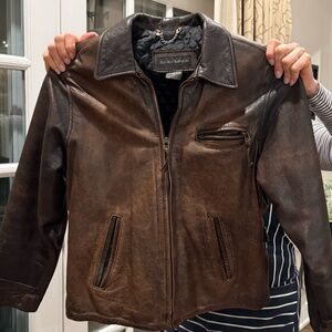 Leather Jacket  - 1990s Chocolate
